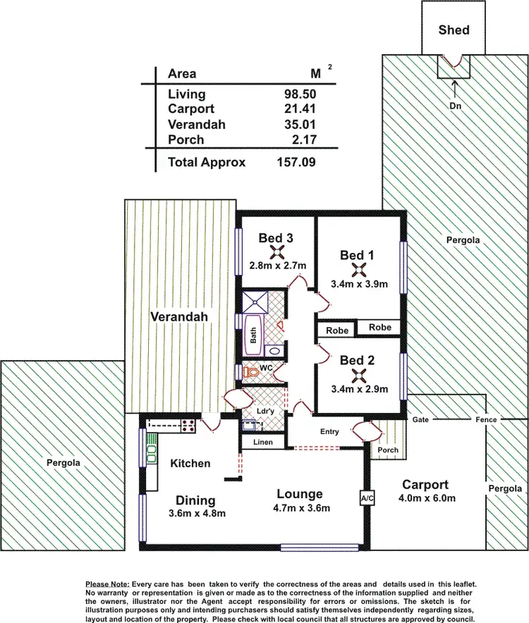 Floorplan of Homely house listing, 50 Kelly Road, Modbury SA 5092