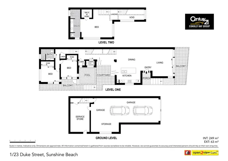 Floorplan of Homely unit listing, 1/23 Duke Street, Sunshine Beach QLD 4567