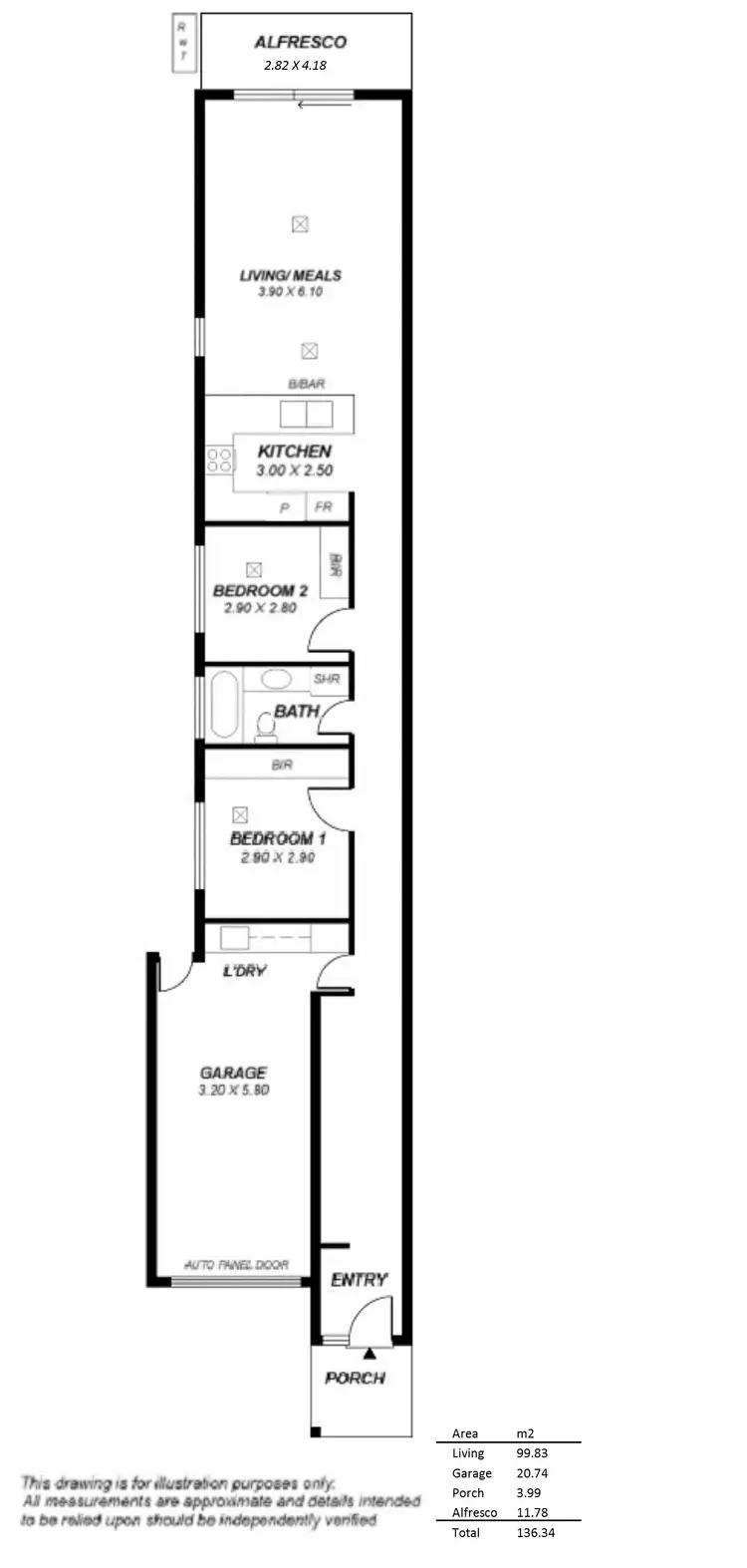 Floorplan of Homely house listing, 9 Michel Avenue, Plympton SA 5038