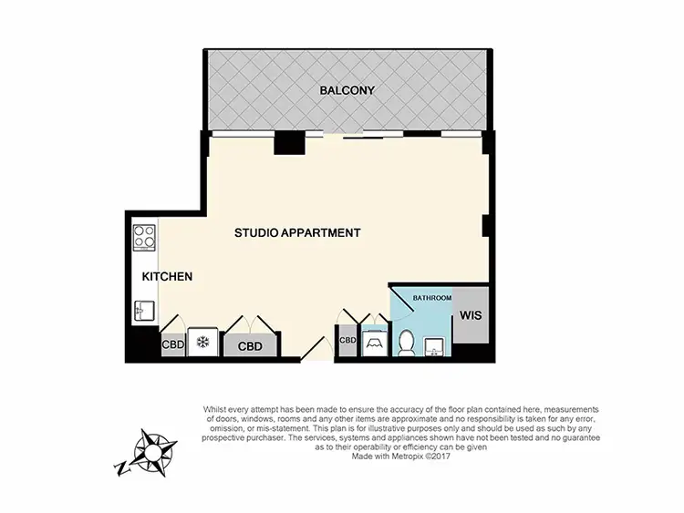 Floorplan of Homely apartment listing, 405/122 Ormond Road, Elwood VIC 3184