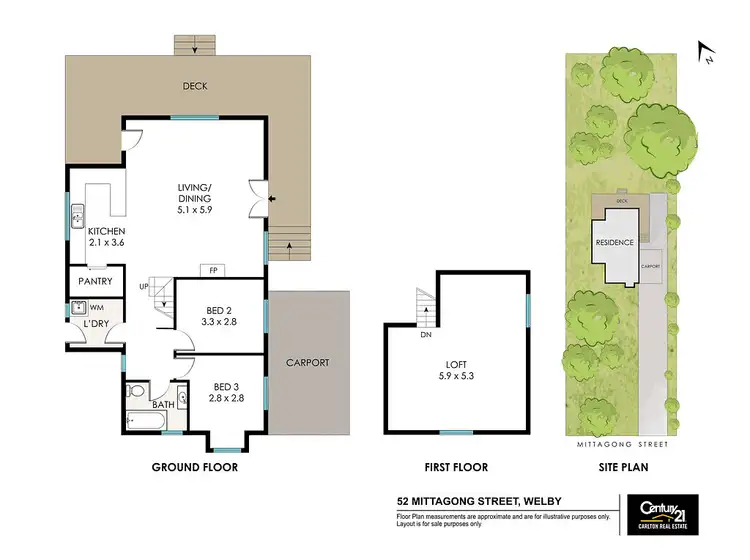Floorplan of Homely house listing, 52 Mittagong Street, Welby NSW 2575