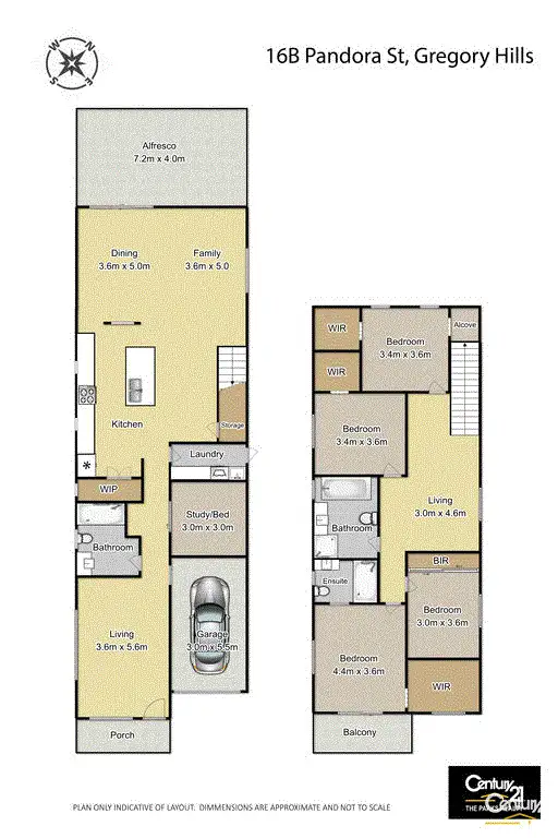 Floorplan of Homely house listing, 16B Pandora Street, Gregory Hills NSW 2557