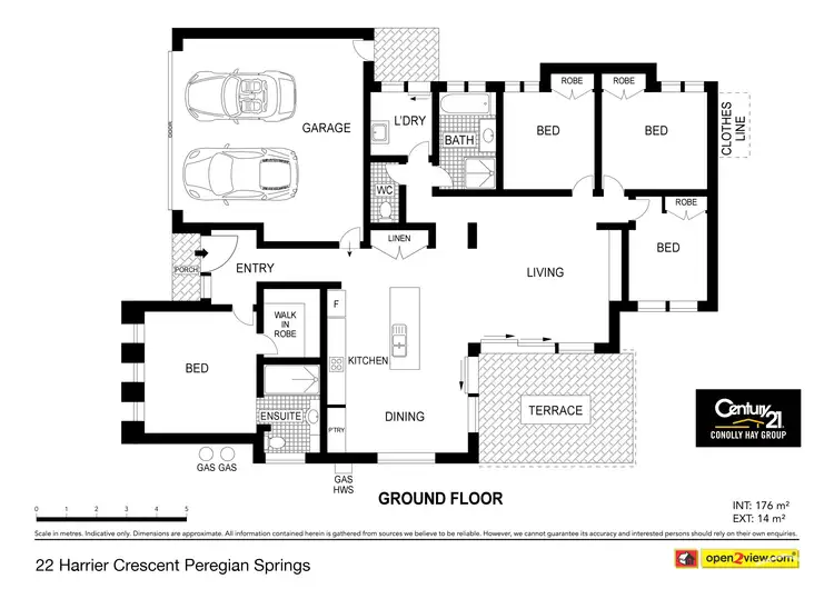 Floorplan of Homely house listing, 22 Harrier Crescent, Peregian Springs QLD 4573