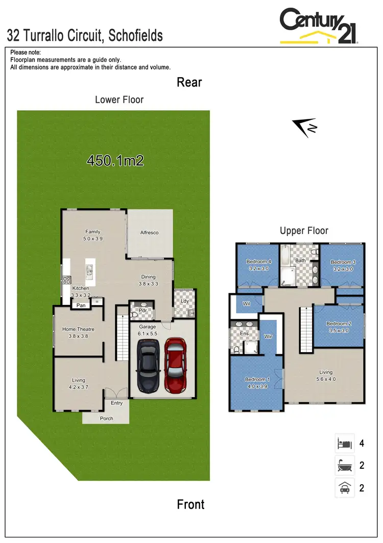 Floorplan of Homely house listing, 32 Turrallo Crct, Schofields NSW 2762