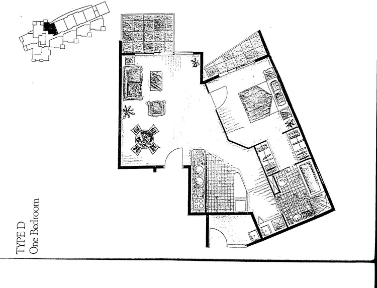 Floorplan of Homely unit listing, 705/30-34 Surf Parade, Broadbeach QLD 4218