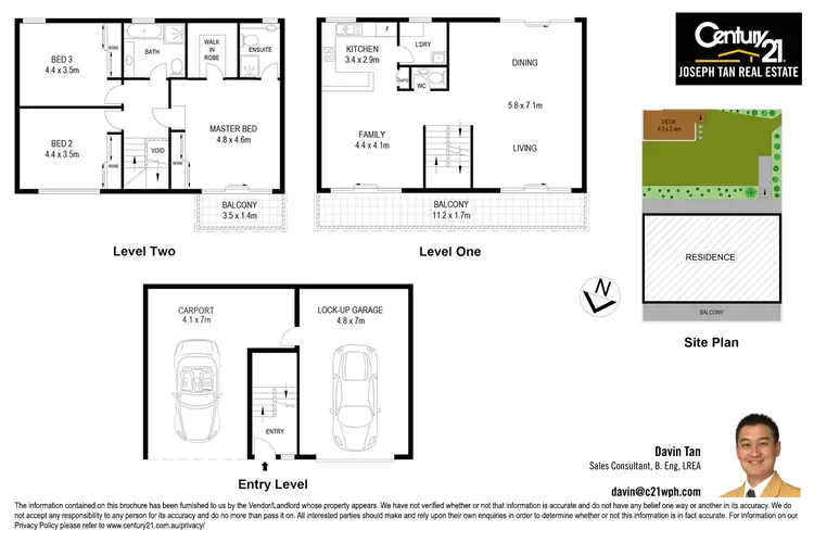 Floorplan of Homely townhouse listing, 17/220 Boundary Road, Cherrybrook NSW 2126