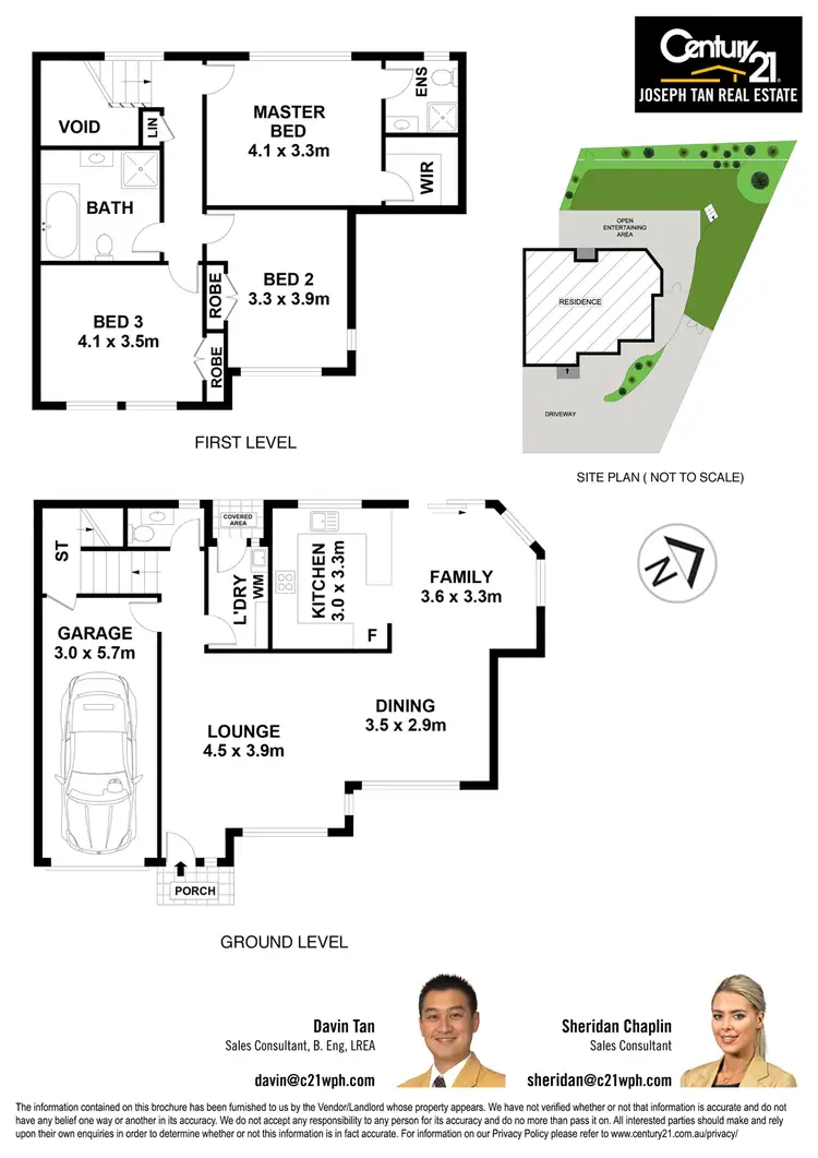 Floorplan of Homely semi-detached listing, 21A Chiswick Place, Cherrybrook NSW 2126