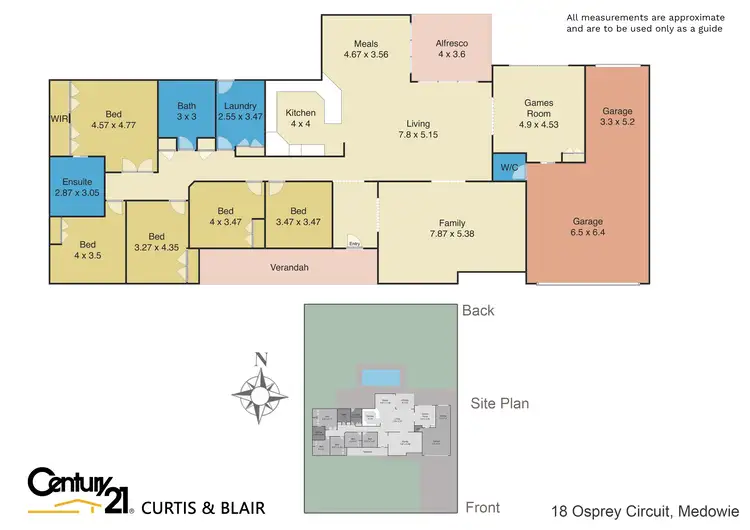 Floorplan of Homely house listing, 18 Osprey Circuit, Medowie NSW 2318