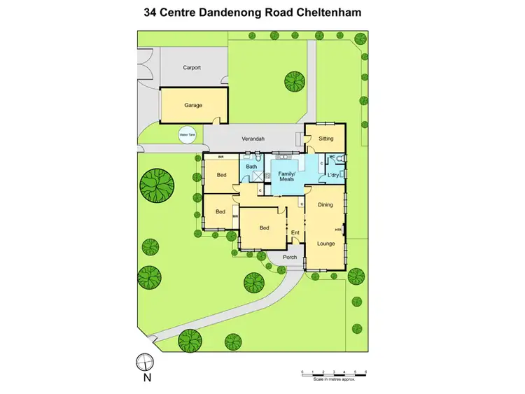 Floorplan of Homely house listing, 34 Centre Dandenong Road, Cheltenham VIC 3192