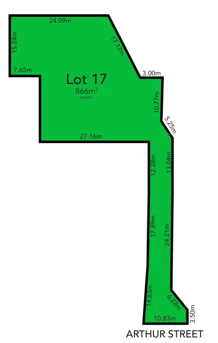 Floorplan of Homely land listing, 5B Arthur Street, Seacliff Park SA 5049
