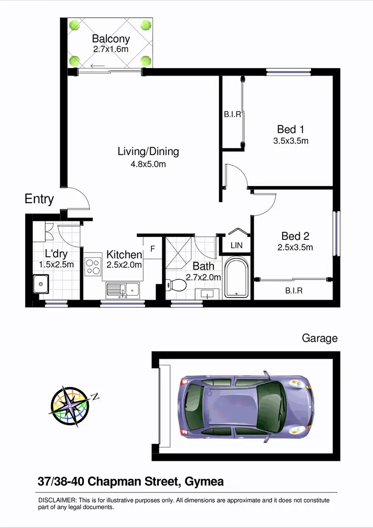 Floorplan of Homely unit listing, 37/38-40 Chapman Street, Gymea NSW 2227