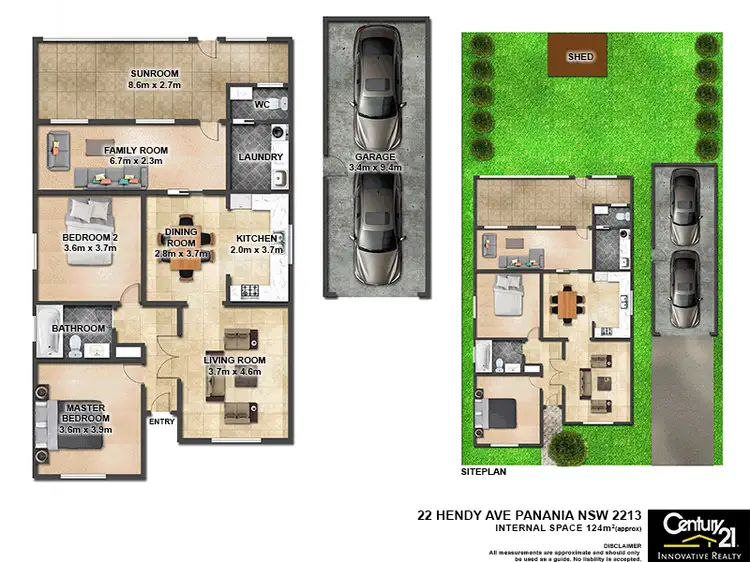 Floorplan of Homely house listing, 22 Hendy Avenue, Panania NSW 2213