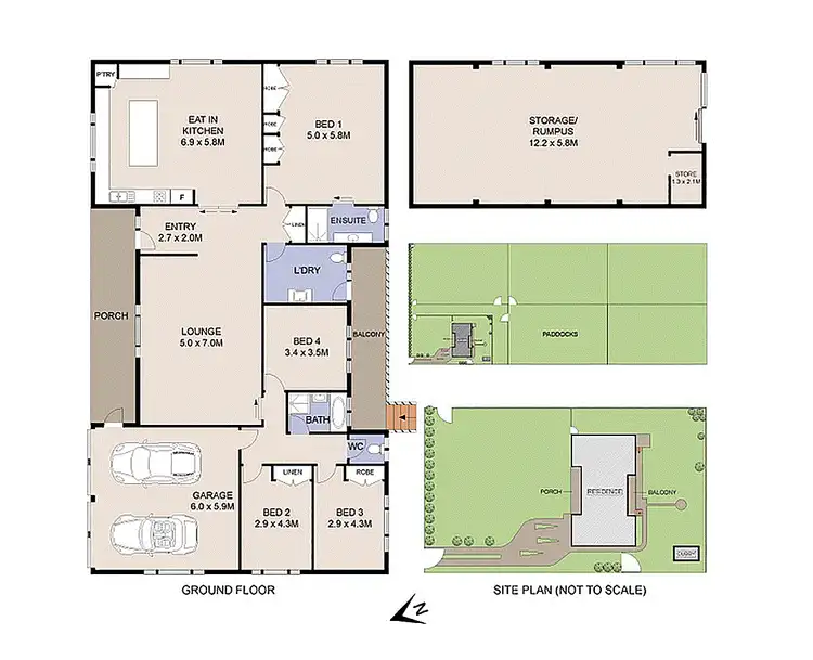 Floorplan of Homely house listing, 12 Carters Road, Dural NSW 2158