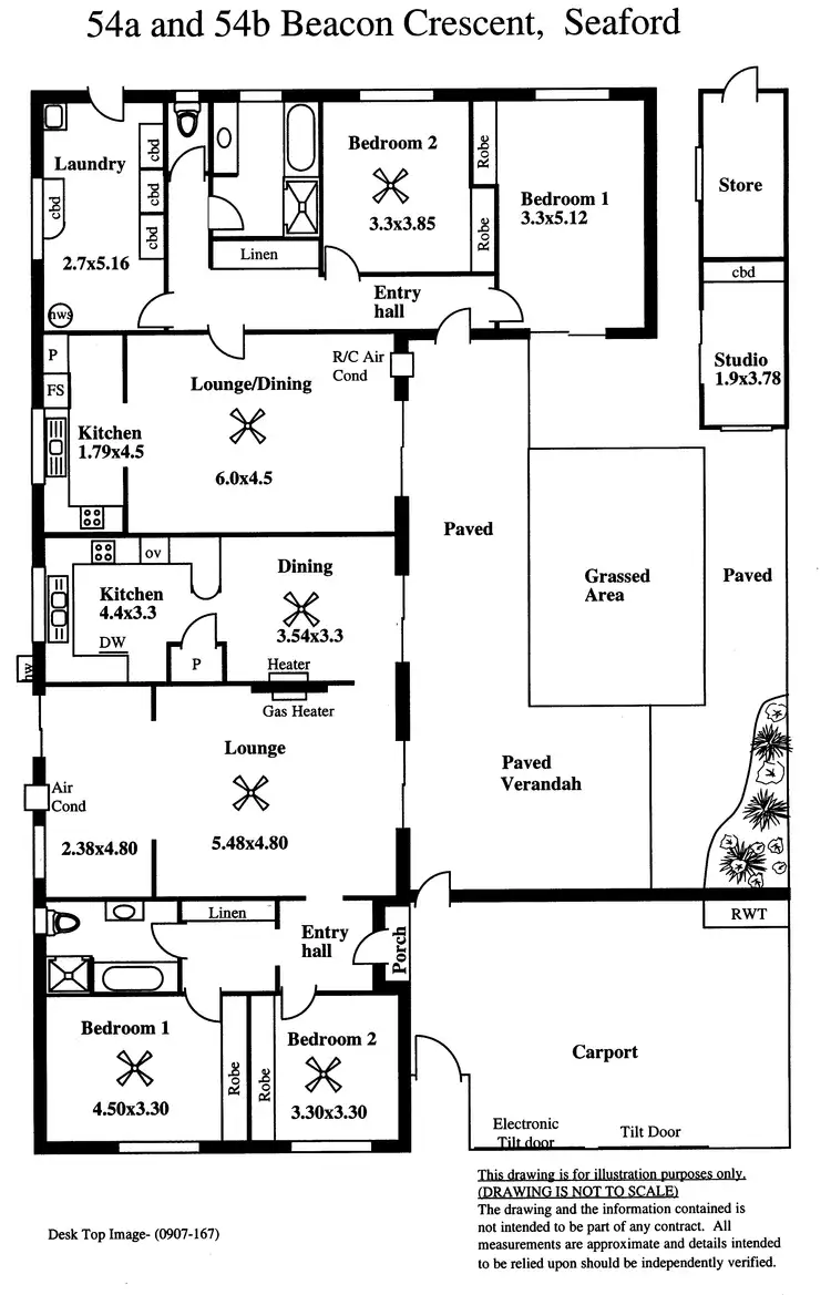 Floorplan of Homely house listing, 54 Beacon Crescent, Seaford SA 5169