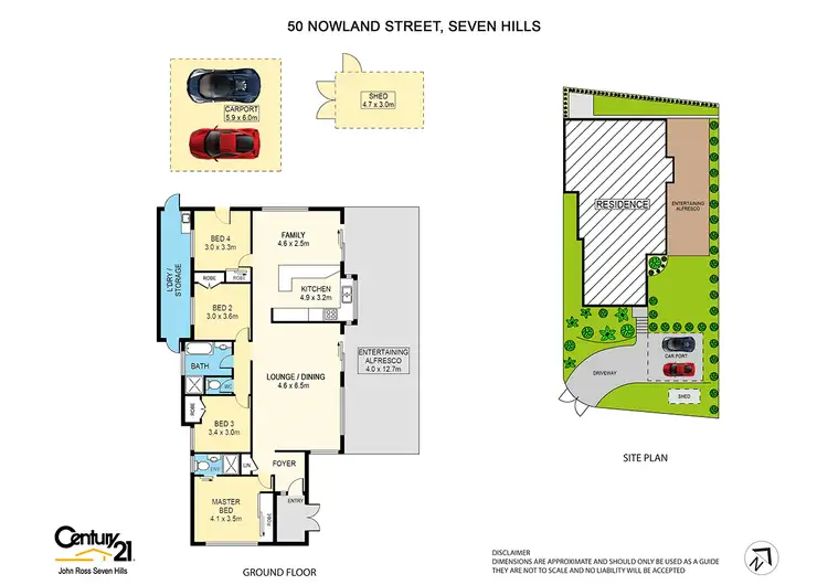 Floorplan of Homely house listing, 50 Nowland Street, Seven Hills NSW 2147