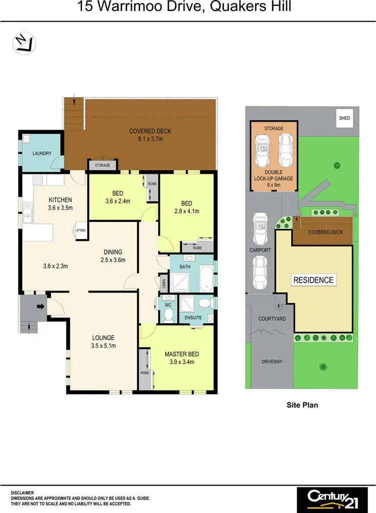 Floorplan of Homely house listing, 15 Warrimoo Drive, Quakers Hill NSW 2763
