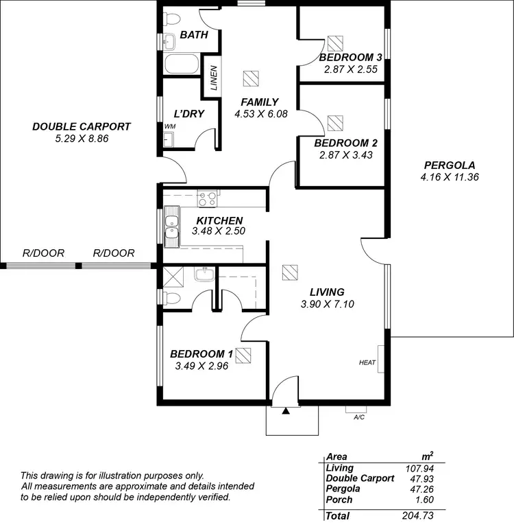 Floorplan of Homely house listing, 17 Brigalow Road, Morphett Vale SA 5162