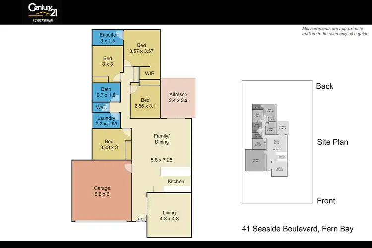 Floorplan of Homely house listing, 41 Seaside Boulevard, Fern Bay NSW 2295