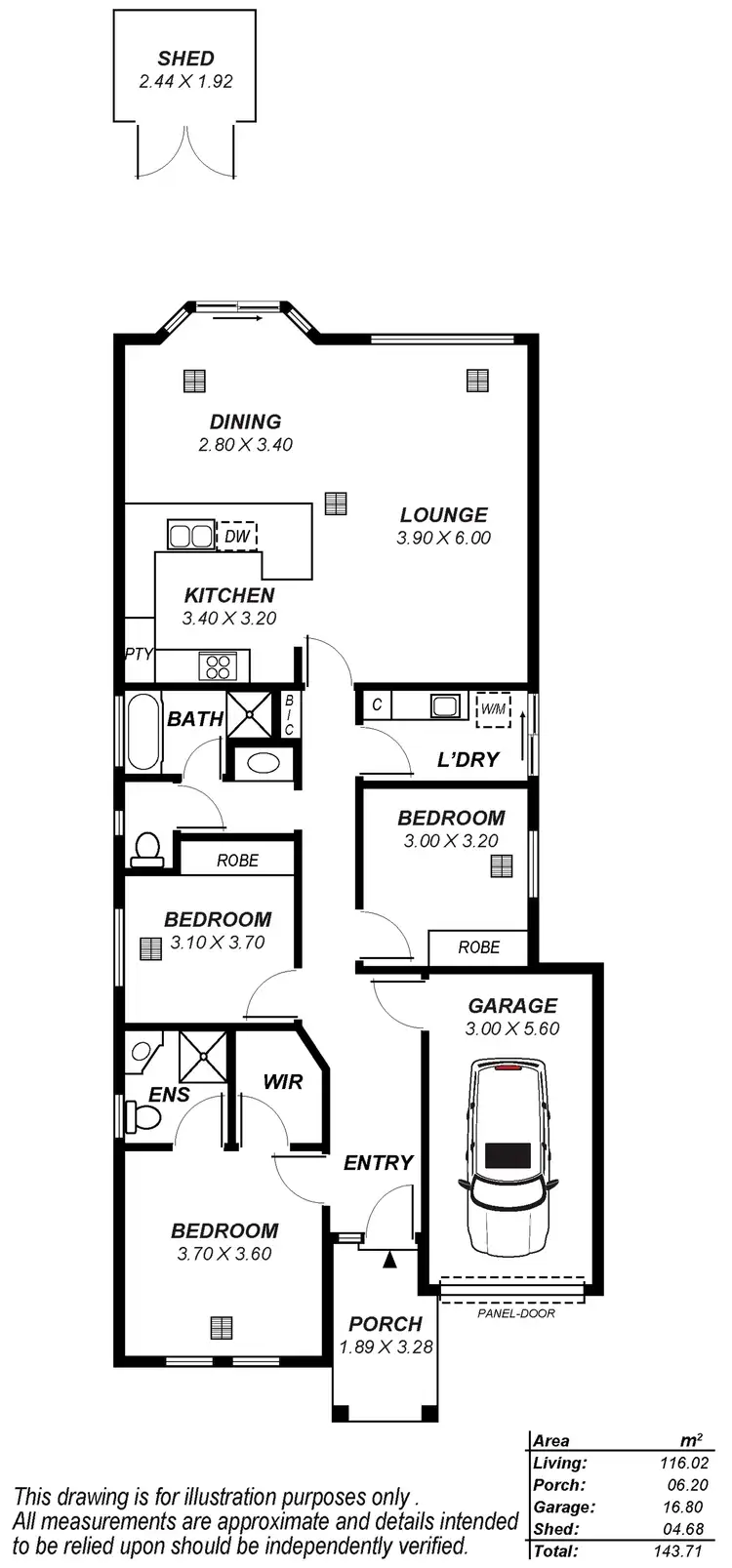 Floorplan of Homely house listing, 71 Lord Howe Crescent, Mawson Lakes SA 5095