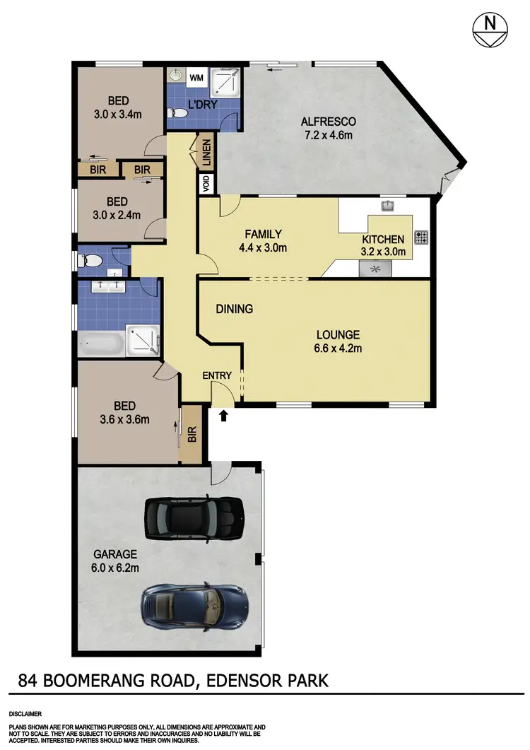 Floorplan of Homely house listing, 84 Boomerang Road, Edensor Park NSW 2176