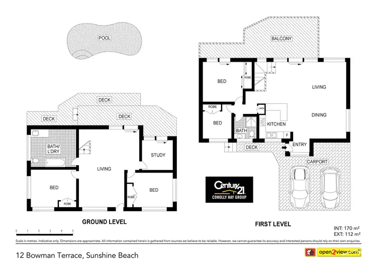 Floorplan of Homely house listing, 12 Bowman Terrace, Sunshine Beach QLD 4567