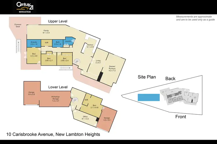 Floorplan of Homely house listing, 10 Carisbrooke Avenue, New Lambton Heights NSW 2305