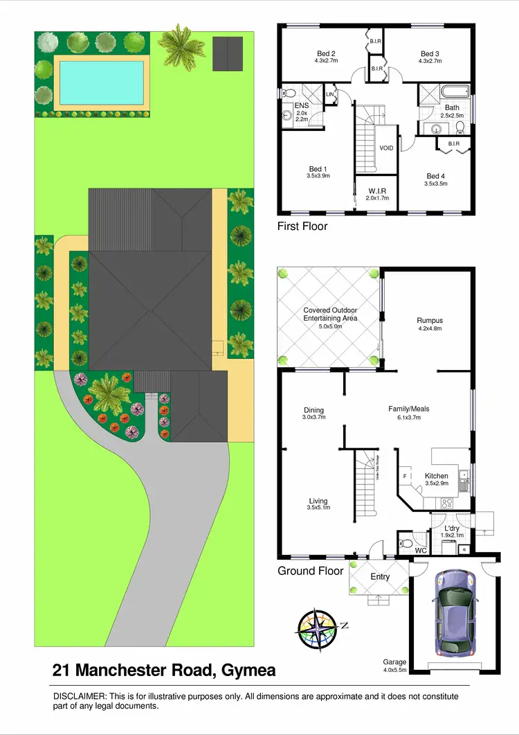 Floorplan of Homely house listing, 21 Manchester Road, Gymea NSW 2227