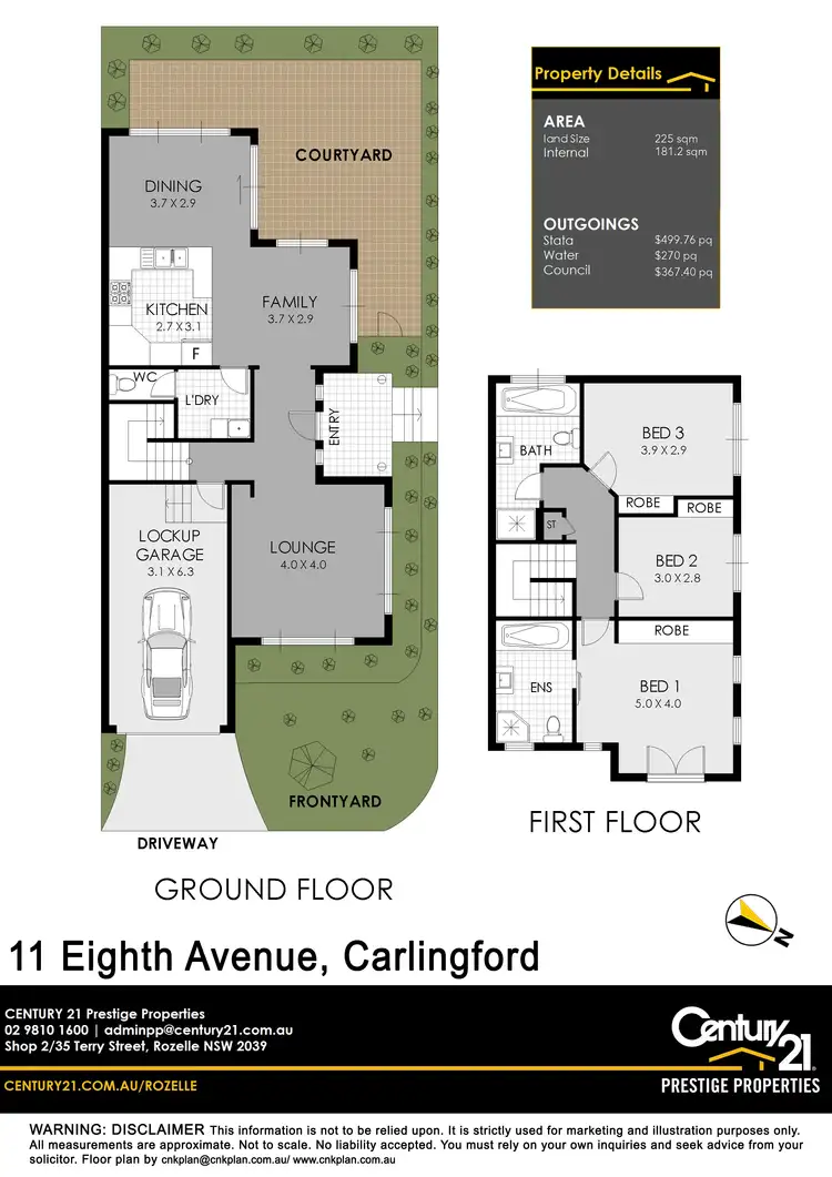 Floorplan of Homely house listing, 11 Eighth Avenue, Carlingford NSW 2118