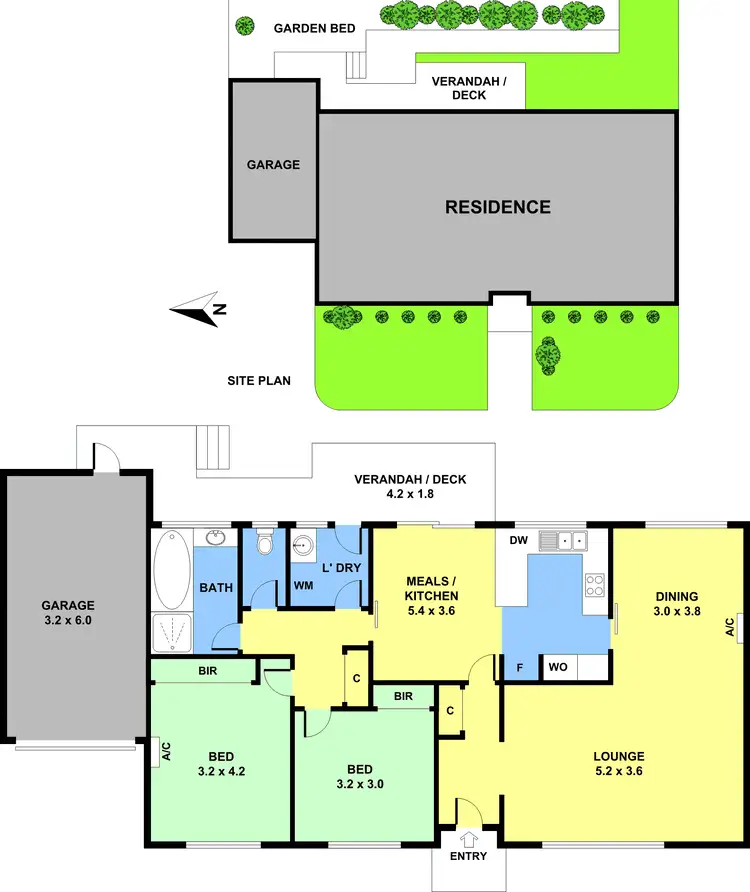 Floorplan of Homely unit listing, 2/31 Wilson Street, Berwick VIC 3806