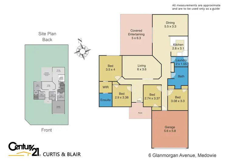 Floorplan of Homely house listing, 6 Glanmorgan Avenue, Medowie NSW 2318