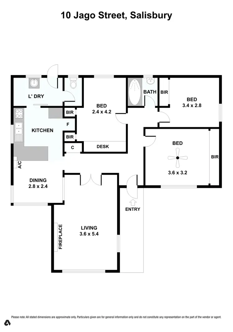 Floorplan of Homely house listing, 10 Jago Street, Salisbury SA 5108