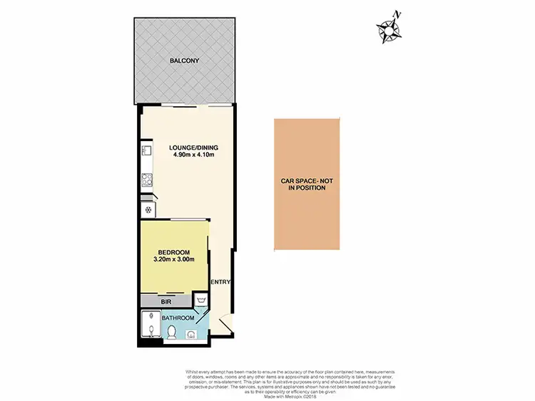 Floorplan of Homely apartment listing, 112/135 Inkerman Street, St Kilda VIC 3182