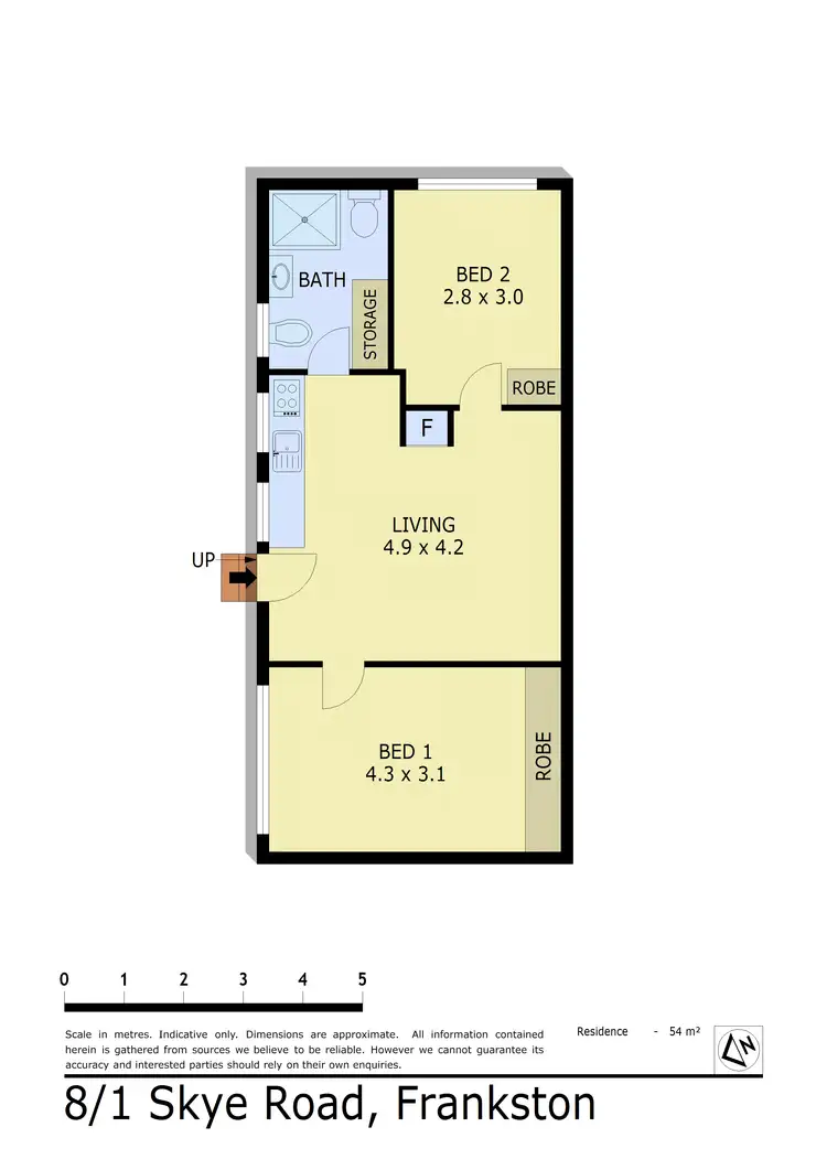 Floorplan of Homely unit listing, 8/1-3 Skye Road, Frankston VIC 3199