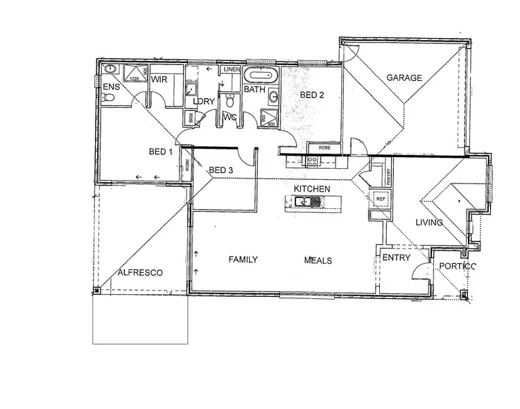 Floorplan of Homely house listing, 13 Lynch Drive, Echuca VIC 3564