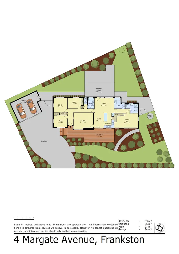 Floorplan of Homely house listing, 4 Margate Avenue, Frankston VIC 3199