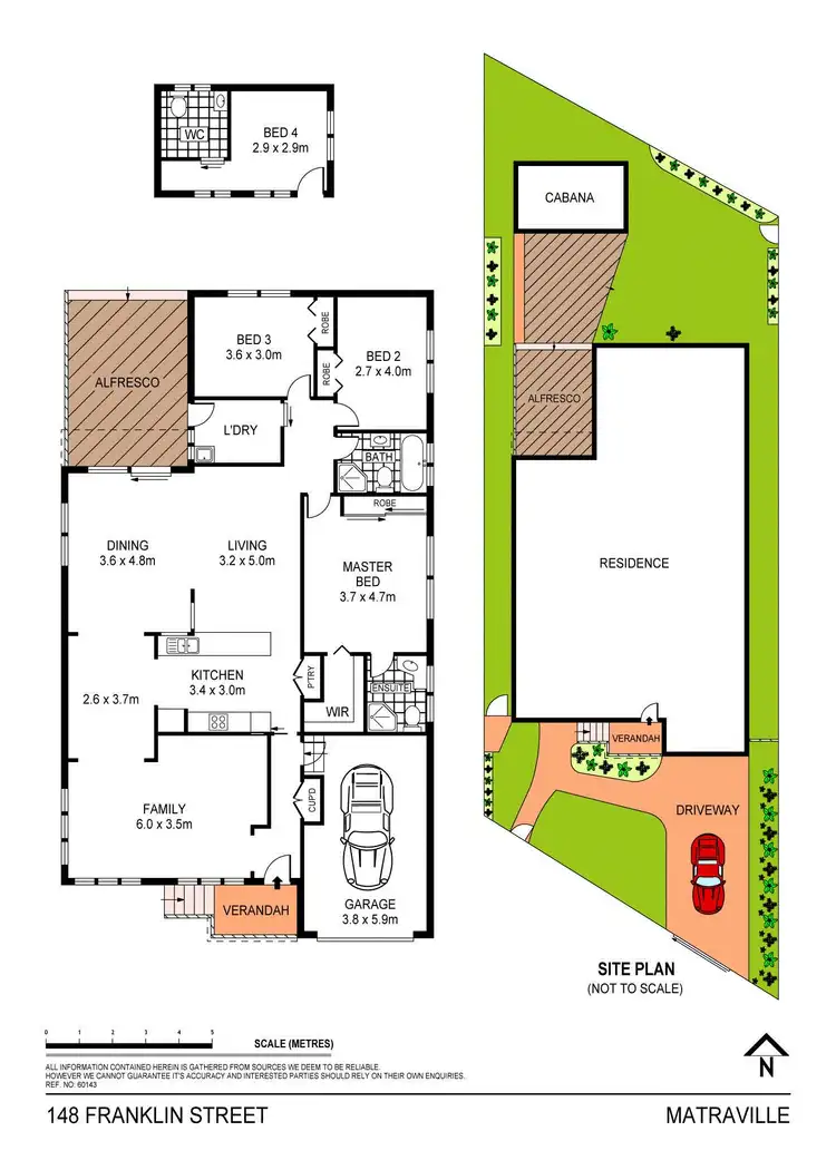 Floorplan of Homely house listing, 148 Franklin Street, Matraville NSW 2036