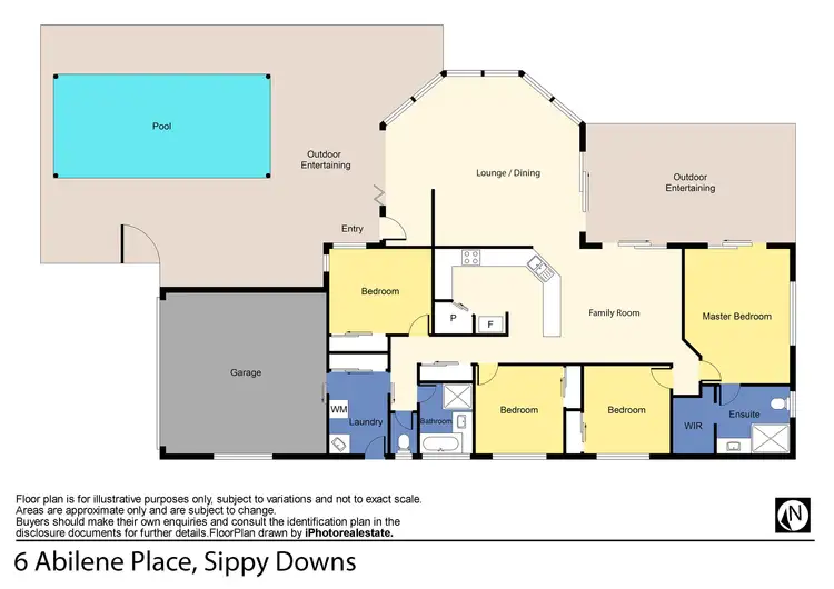Floorplan of Homely house listing, 6 Abilene Place, Sippy Downs QLD 4556