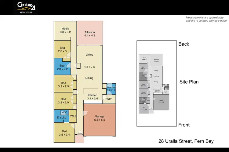 Floorplan of Homely house listing, 28 Uralla Street, Fern Bay NSW 2295