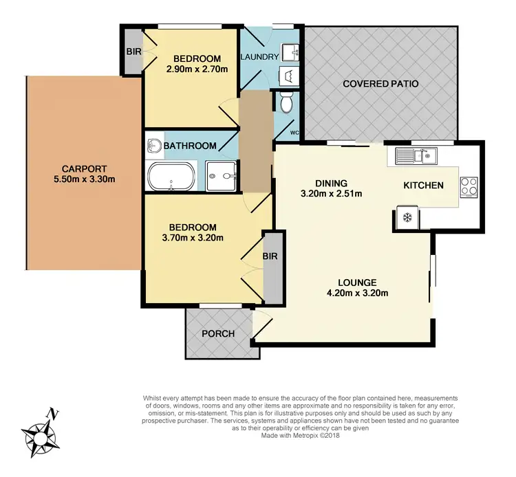 Floorplan of Homely unit listing, 3/3 Seventh Avenue, Dandenong VIC 3175