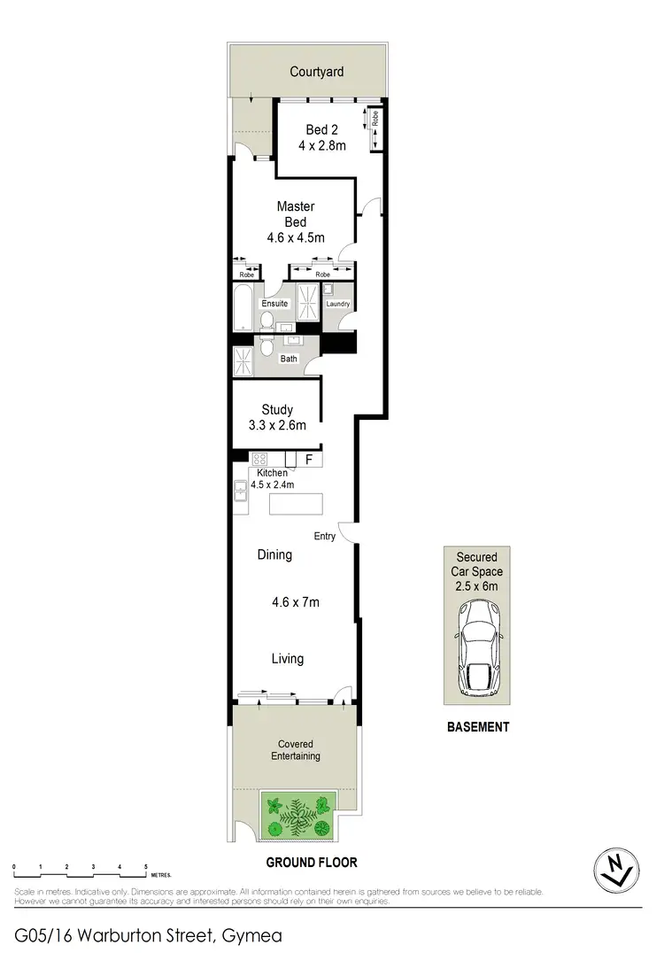 Floorplan of Homely apartment listing, G05/16 Warburton Street, Gymea NSW 2227