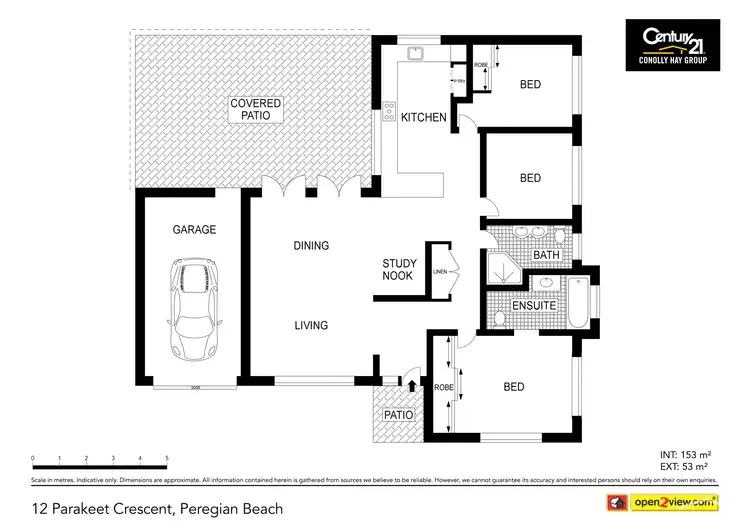 Floorplan of Homely house listing, 12 Parakeet Crescent, Peregian Beach QLD 4573