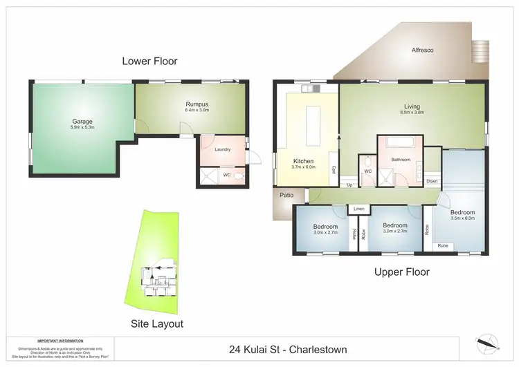 Floorplan of Homely house listing, 24 Kulai Street, Charlestown NSW 2290
