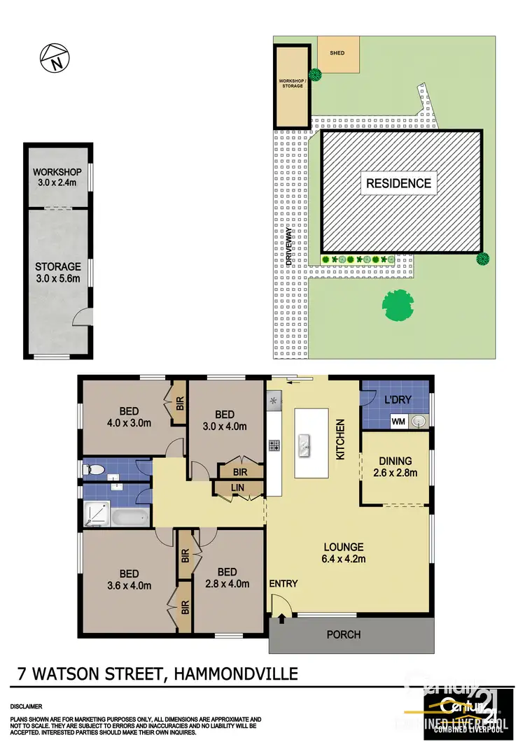 Floorplan of Homely house listing, 7 Watson Street, Hammondville NSW 2170