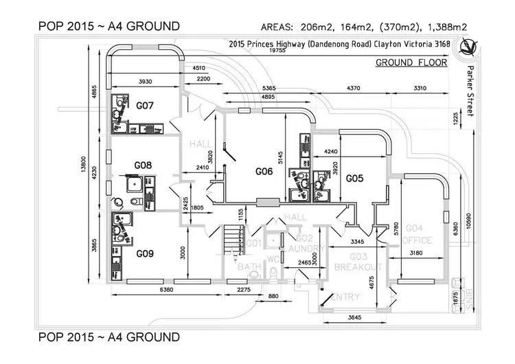 Floorplan of Homely house listing, 2015 Dandenong Road, Clayton VIC 3168
