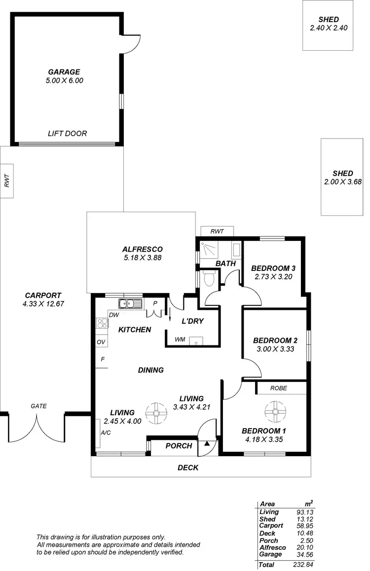 Floorplan of Homely house listing, 69 Bradman Road, Parafield Gardens SA 5107