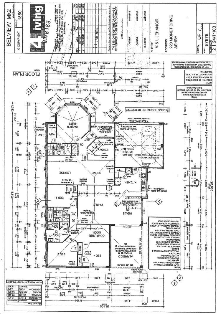 Floorplan of Homely house listing, 25 Monet Drive, Ashby WA 6065