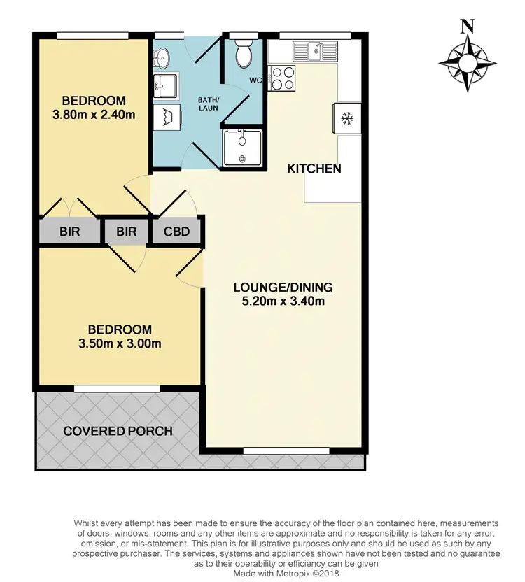 Floorplan of Homely block of units listing, 1-5/21 Dandenong Road East, Frankston VIC 3199