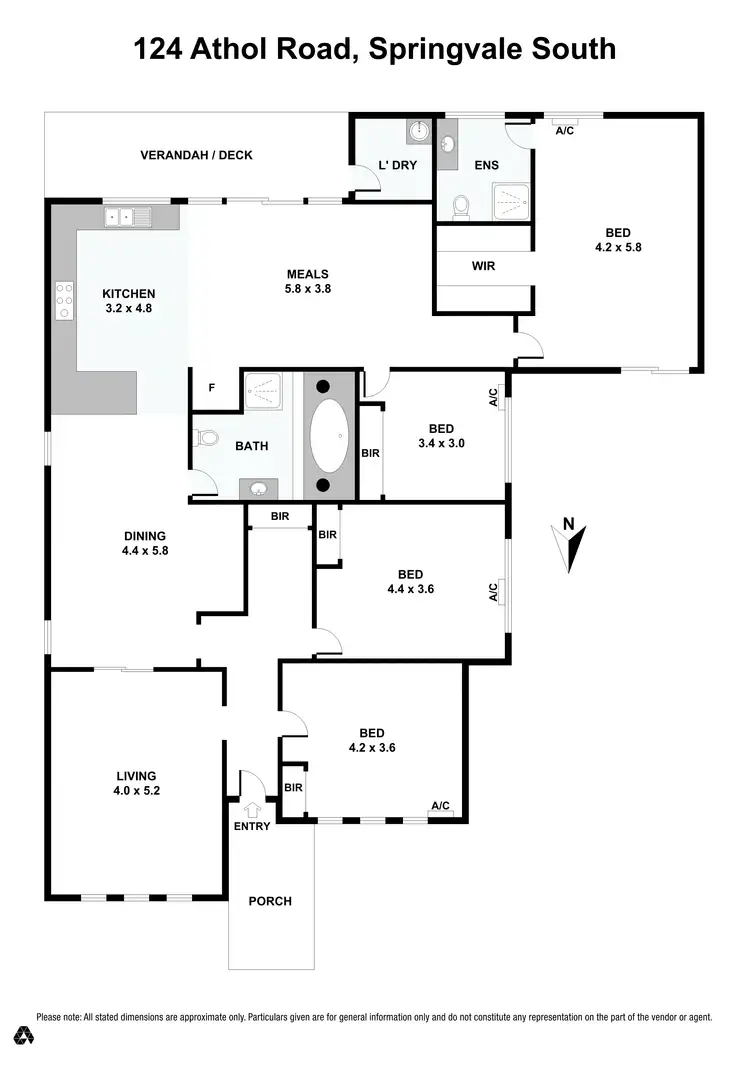 Floorplan of Homely house listing, 124 Athol Road, Springvale South VIC 3172