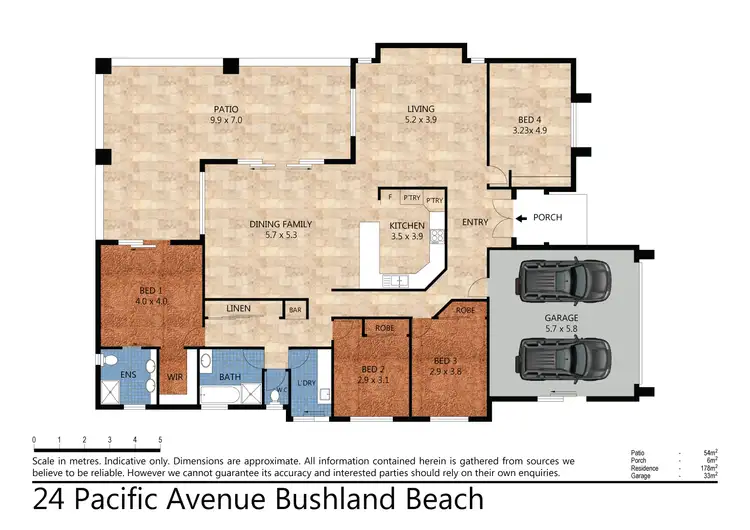 Floorplan of Homely house listing, 24 Pacific Avenue, Bushland Beach QLD 4818