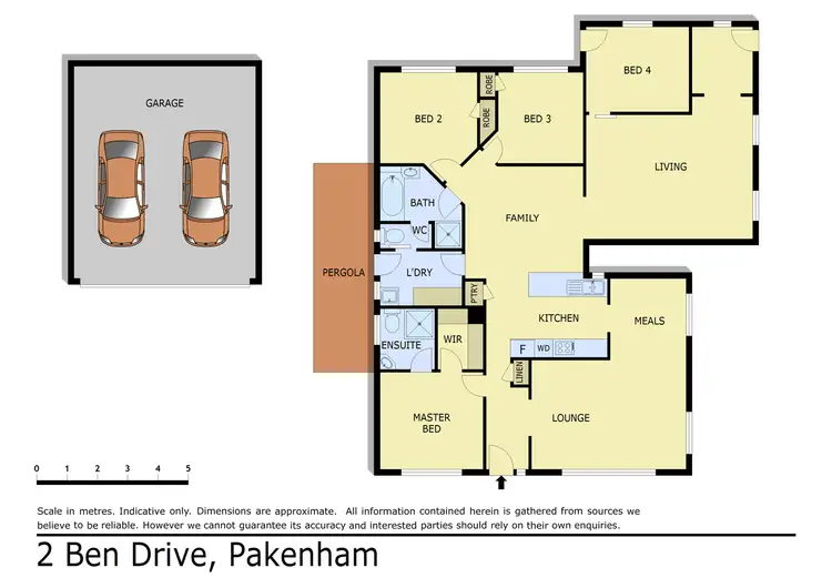 Floorplan of Homely house listing, 2 Ben Drive, Pakenham VIC 3810